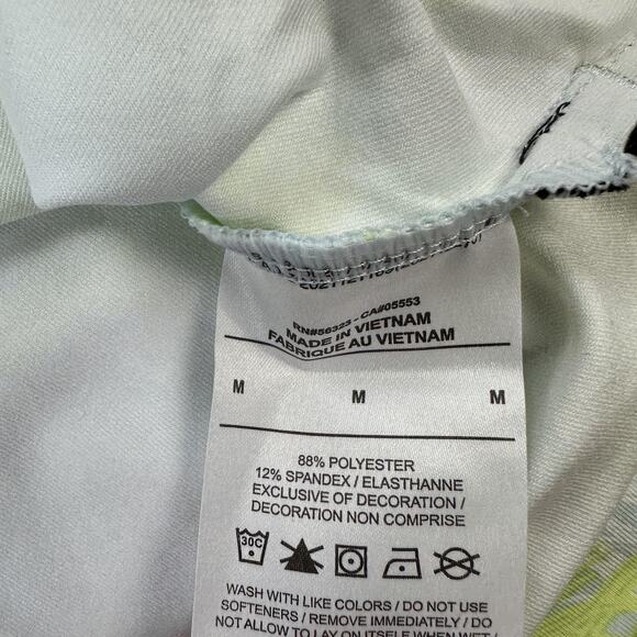 Nike Polo Shirt Mens Medium Dri-FIT Golf Performance Leaf Print FQ402-736 - Picture 6 of 9